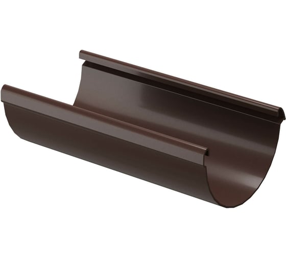 Изображение товара Водосточный желоб DOCKE Dcke LUX шоколад PVLZ-1050