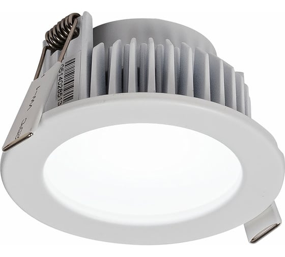 Изображение товара Встраиваемый диммируемый светильник MAKSILED 9Вт, 660лм, 6000К, 80/93мм, ML-IN-K9W-CW