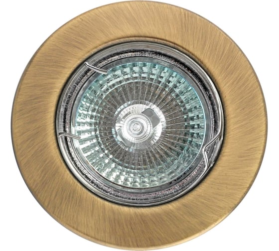 Изображение товара Встраиваемый светильник De Fran MR16 античное золото, FT 9210 A