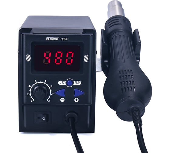 Изображение товара Паяльный фен ELEMENT 969D 17664