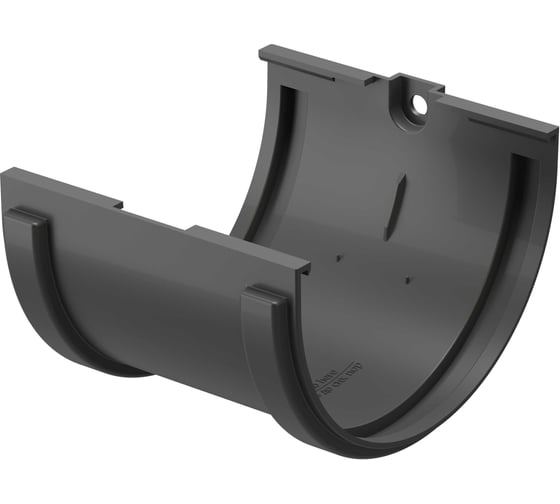 Изображение товара Соединитель желобов DOCKE STANDARD (120 мм; серый 7024) PVTE-1045