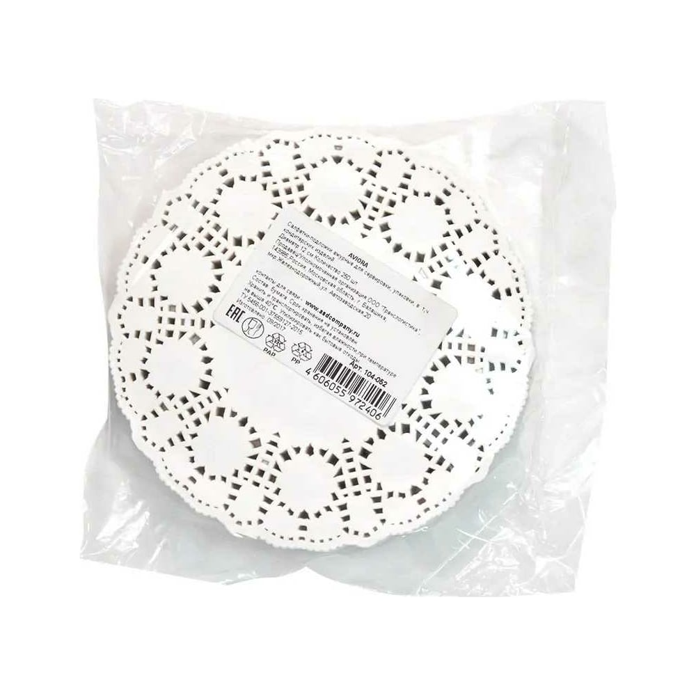 Ажурная бумажная салфетка AVIORA