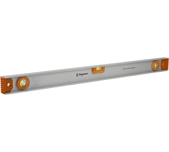 Изображение товара Уровень Петрович рельс 800 мм, алюминиевый, 3 глазка, магнит, 360 амп 4100006190