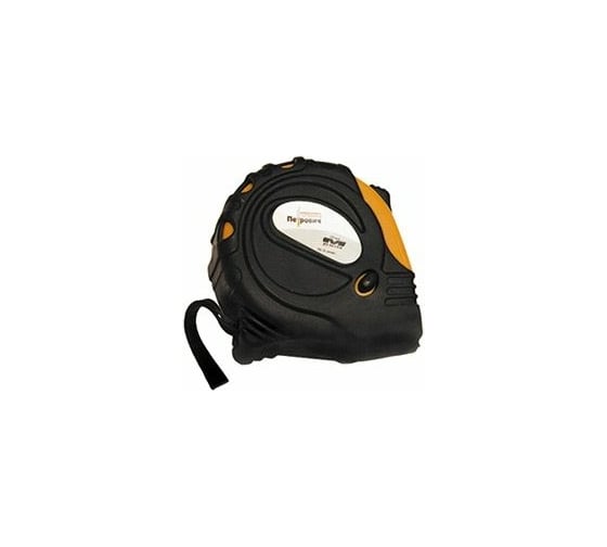 Изображение товара Рулетка Петрович обрезиненная, оранжевая, 7.5 м, 25 мм, три кнопки стопа 4100000785