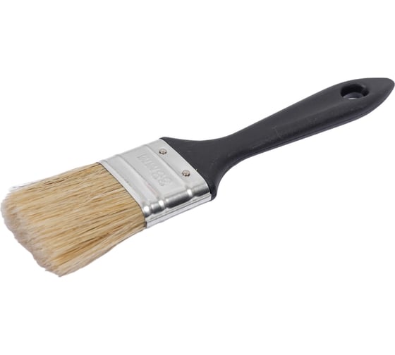 Изображение товара Плоская кисть Петрович 38 мм, светлая натуральная щетина, пластиковая ручка 4100000702