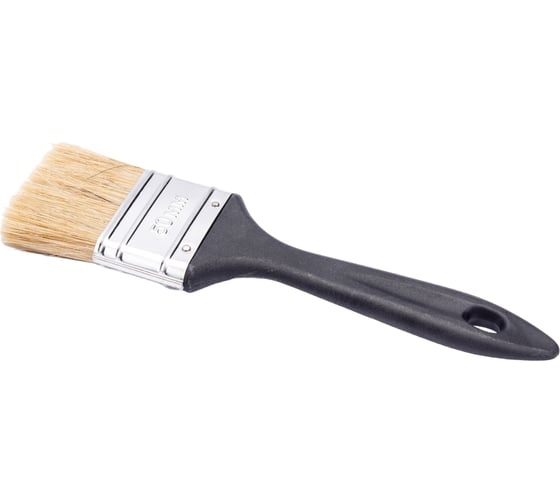 Изображение товара Плоская кисть Петрович 50 мм, светлая натуральная щетина, пластиковая ручка 4100000704