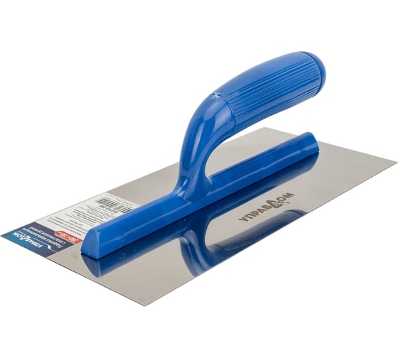 Изображение товара Гладилка Управдом нержавеющая, прямая, с пластиковой ручкой, 280x130 мм 4100001485