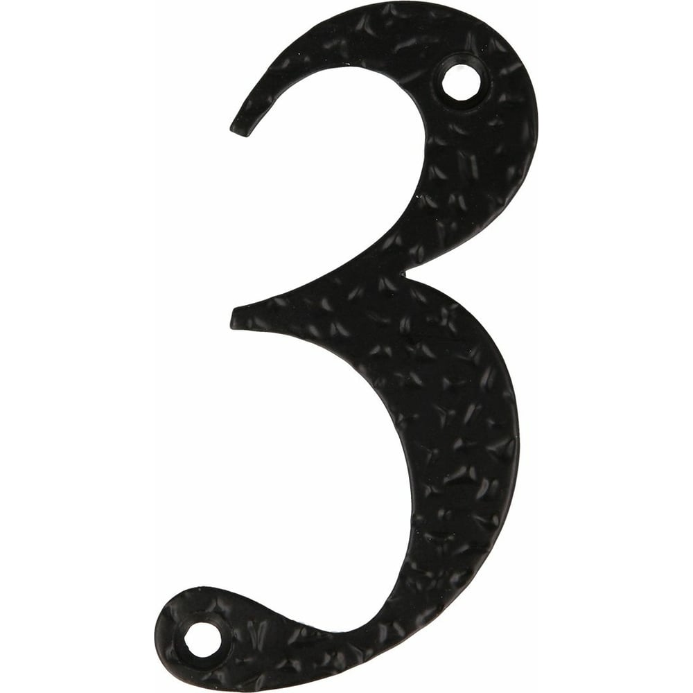 Изображение товара Номер 3 Amig чёрный 3-4 мини-заготовка из стали 100х50х2 мм