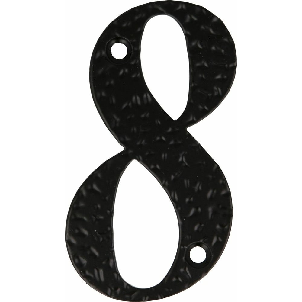 Изображение товара Чёрный металлический номер 8-4 Amig для оформления фасадов и дверей