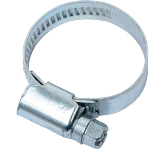 Изображение товара Червячный хомут STARFIX 20-32 мм, цинк, DIN 3017, 50 шт. в пакете SM-77900-50