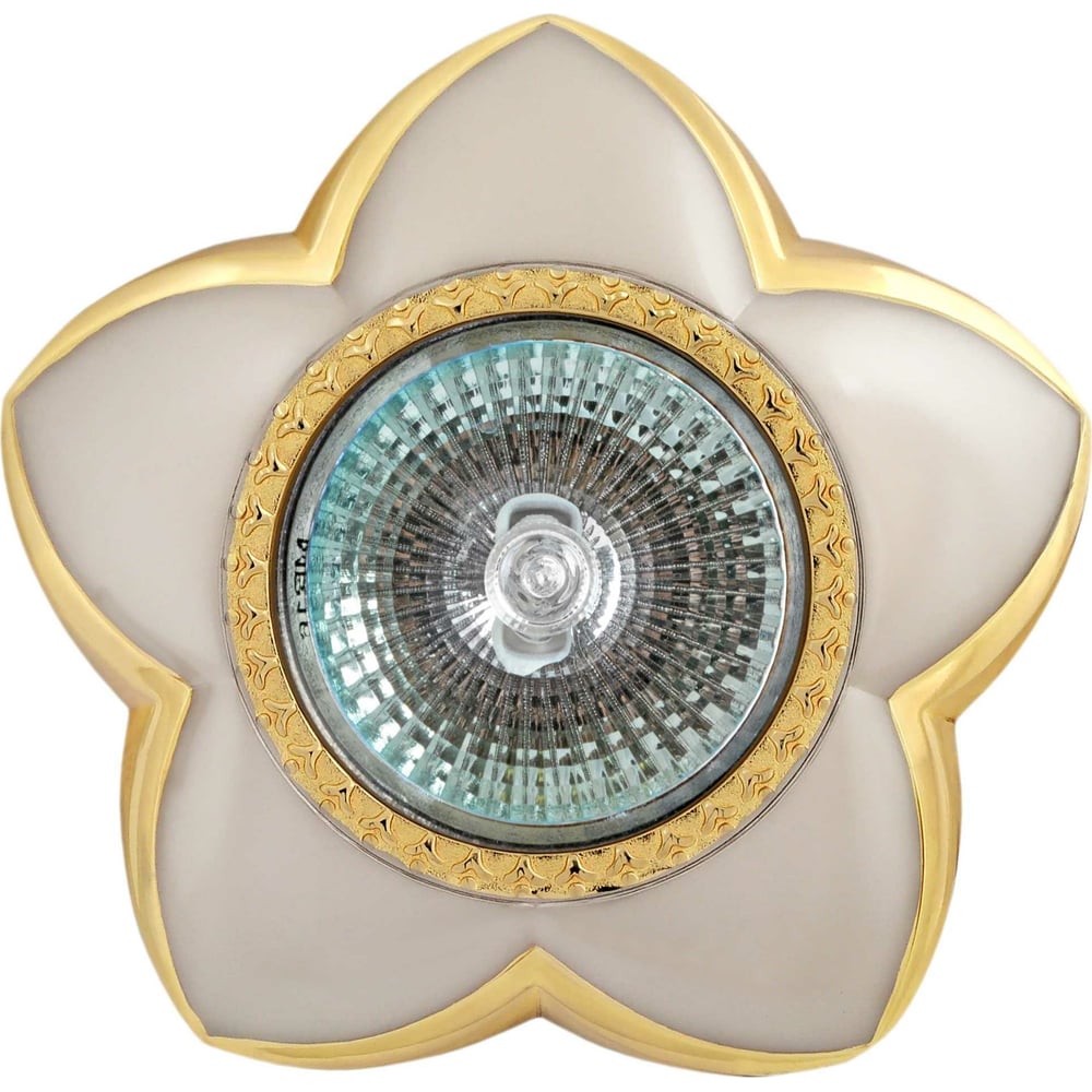 Встраиваемый светильник De Fran золото цветок кружева ткань отделка лента вырез воротник вышитый аппликация швейное ремесло свадебное платье одежда