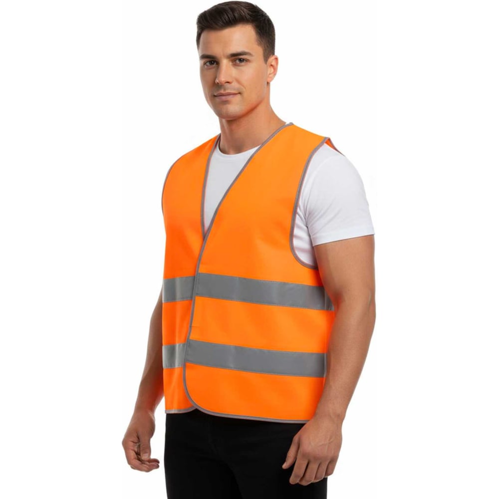 Изображение товара Сигнальный светоотражающий жилет Partex Стандарт оранжевый 3XL безопасный и легкий