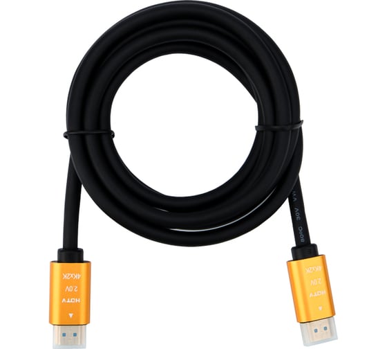 Изображение товара Кабель HDMI 2.0 REXANT Gold, 4К 60Hz, 2 метра 17-6104