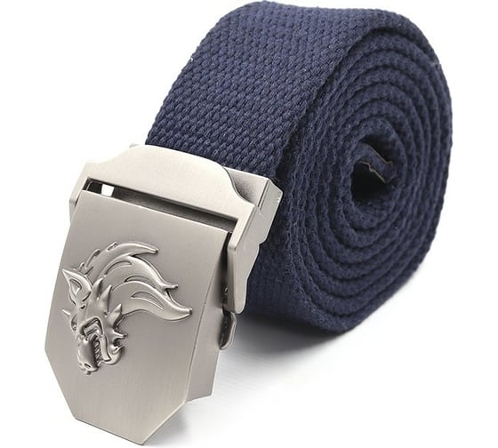 Изображение товара Ремень Следопыт Волк, 1400x36 мм, текстиль, синий PF-BE-02