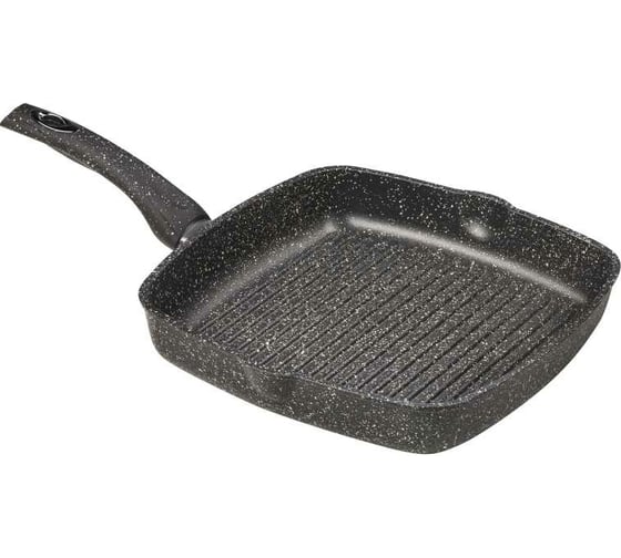 Изображение товара Сковорода-гриль Горница 260/260 мм, пластиковая ручка, без крышки ТБ17526