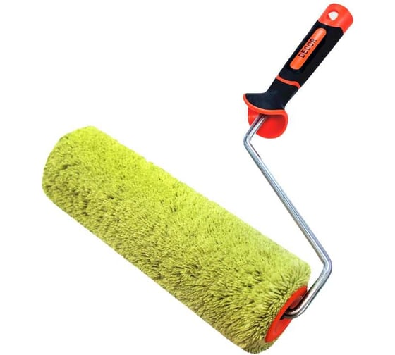 Изображение товара Валик DECOR PROFI с 2К ручкой, полиакрил, зеленый, 250мм, d-50мм, ворс 18мм 550-2250 11607137