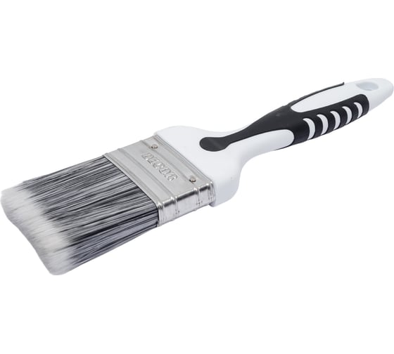 Изображение товара Кисть DECOR Black White PREMIUM универсальная, 50x15мм, серебристая щетина, 2К ручка 860-050 11606862