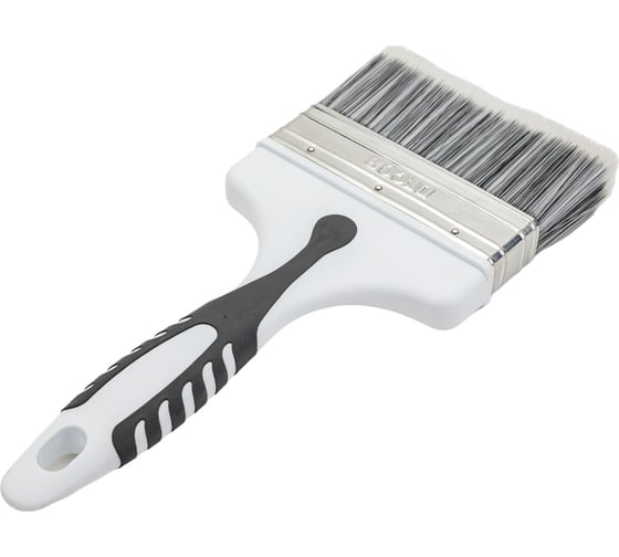 Изображение товара Кисть DECOR Black White PREMIUM универсальная, 120x15мм, серебристая щетина, 2К ручка 860-120 11607155