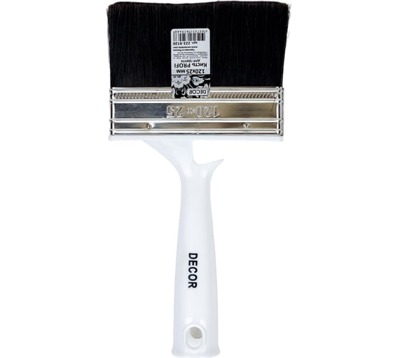 Изображение товара Кисть DECOR PROFI универсальная, 120x25мм, Олимпийские: серебро, смешан. щетина, пласт. ручка 223-0120 11607184