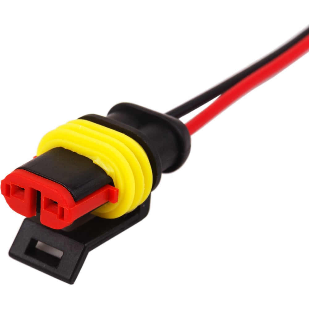 Изображение товара Автомобильный разъем REXANT DJ7021-1.5-21 гнездо с проводом 20 см, 10 шт. 16-0312-9