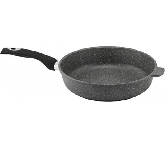 Изображение товара Сковорода Горница 240/55 мм, пластиковая ручка, антипригарное покрытие ПС384