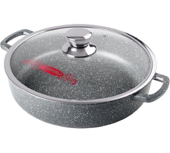 Изображение товара Жаровня Горница Графит 240/70 мм, 2.5 л, литая ручка, с крышкой СП2759