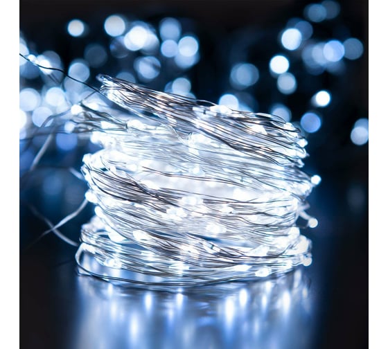 Изображение товара Бытовая электрическая гирлянда Eurosvet 200-004 / занавес / белый a056046