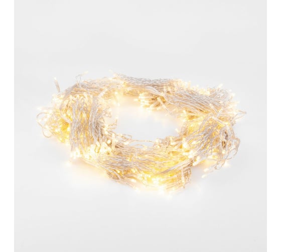 Изображение товара Бытовая электрическая гирлянда Eurosvet 200-002 / занавес / теплый белый a056071