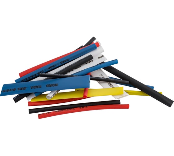 Изображение товара Термоусадочная трубка Nord-Yada набор №2 L=10см (20шт 3-10мм) цветные TM 908024