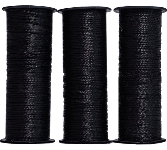 Изображение товара Крученая полипропиленовая нить ТОРГОВО-ПРОИЗВОДСТВЕННАЯ КОМПАНИЯ МДС 1.2 мм, 50 м, черная 7930050321844