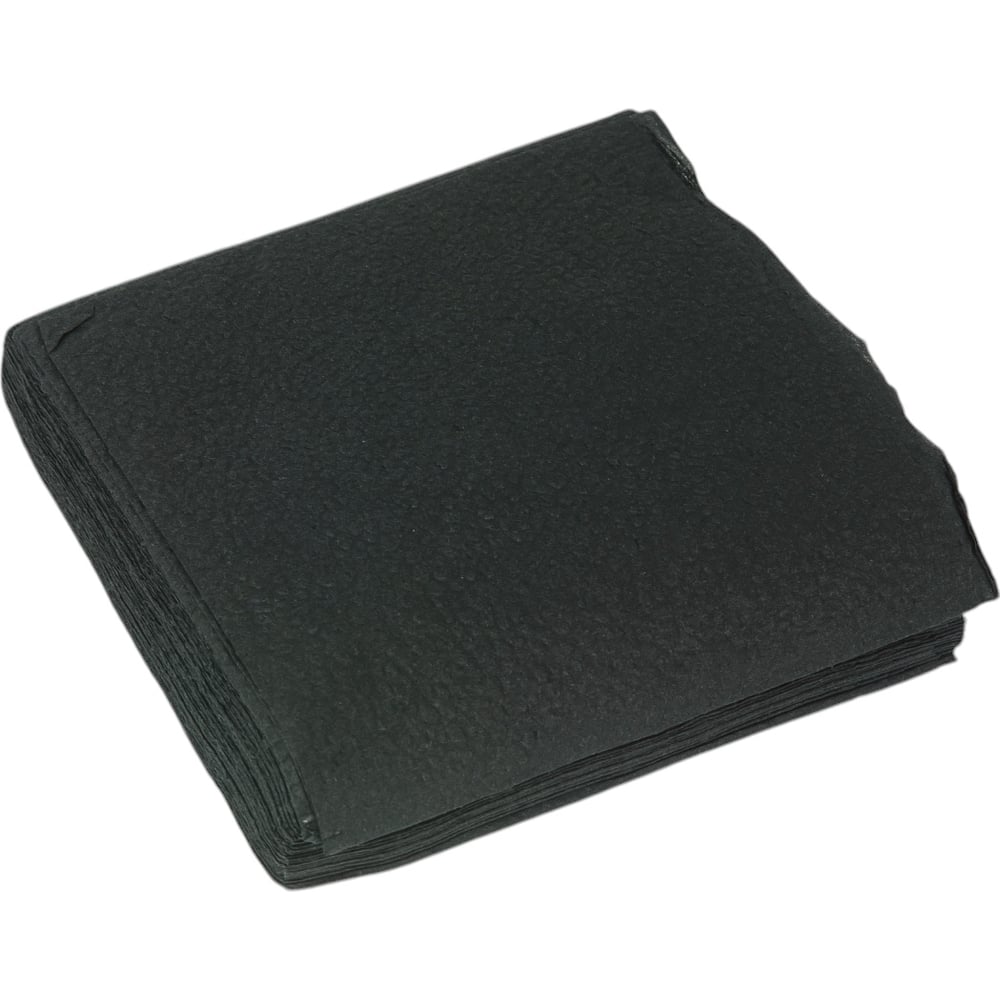 Изображение товара Салфетки LIME 1-слойные, 24 на 24см, 400л, черные, 410150-Ц