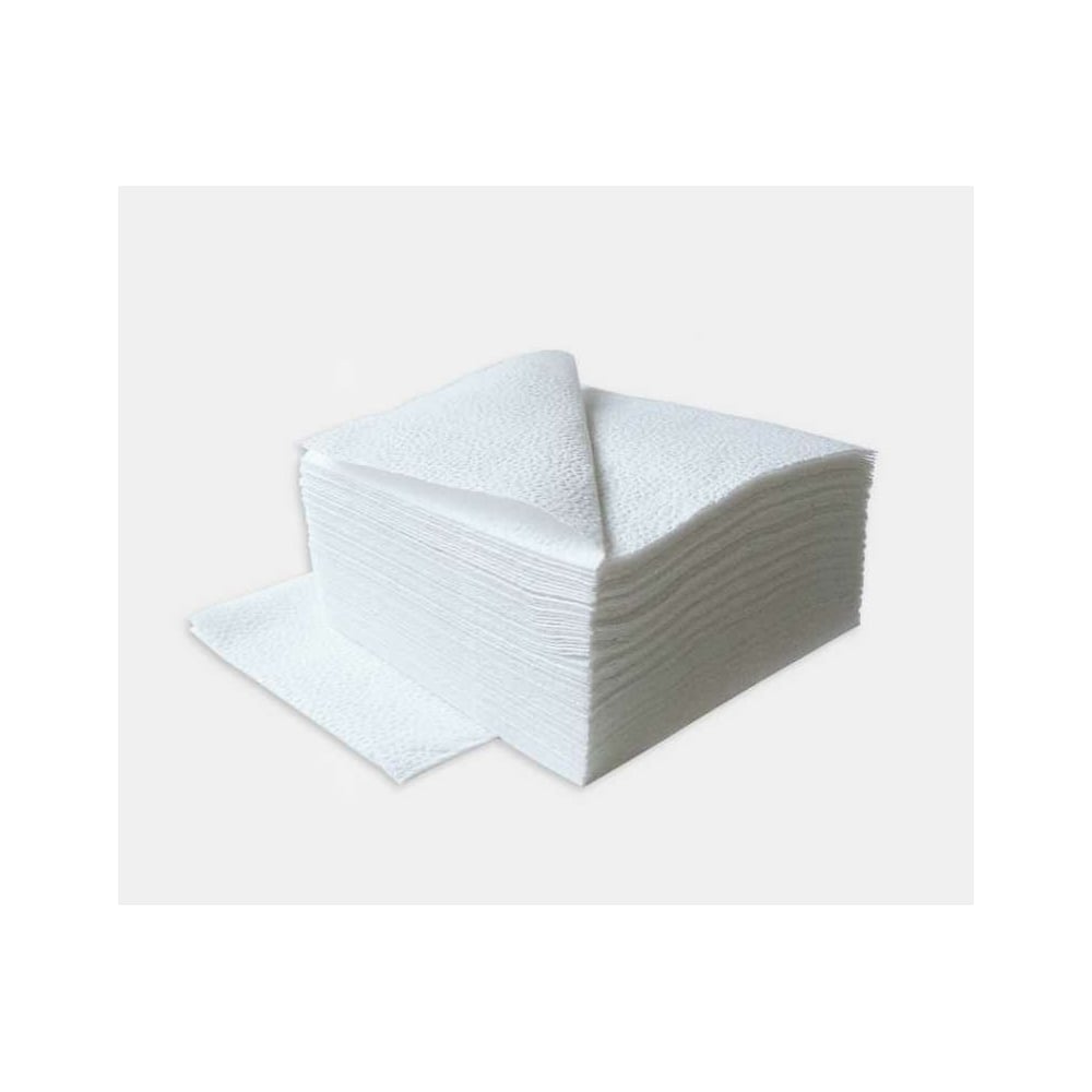 Салфетки LIME 1-слойные, 33 на 33см, 400л, белые, 610100