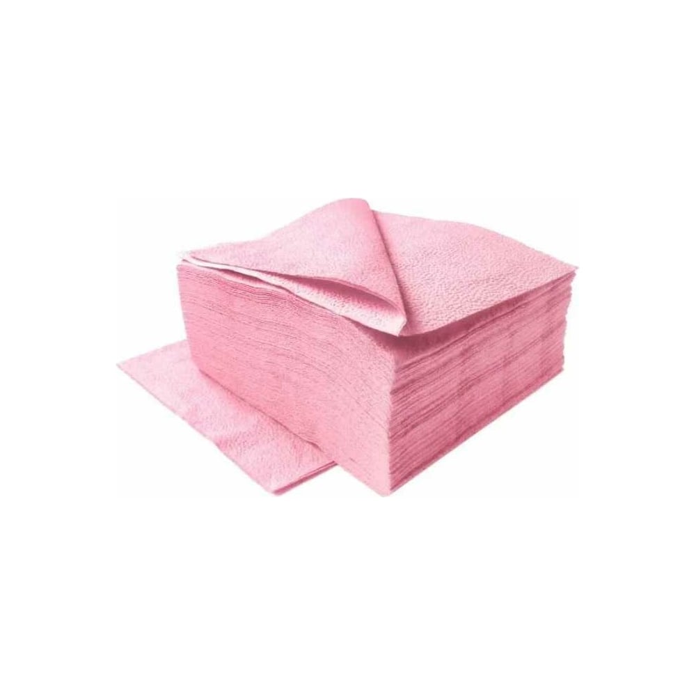 Изображение товара Односторонние салфетки LIME 33x33 см 400 шт розовые для ресторана и дома
