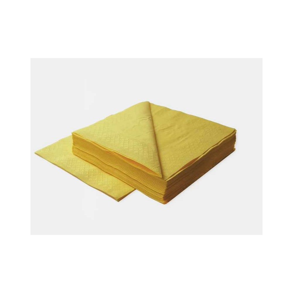 Изображение товара Салфетки LIME 2-слойные, 33 на 33см, 125л, желтые, 740800