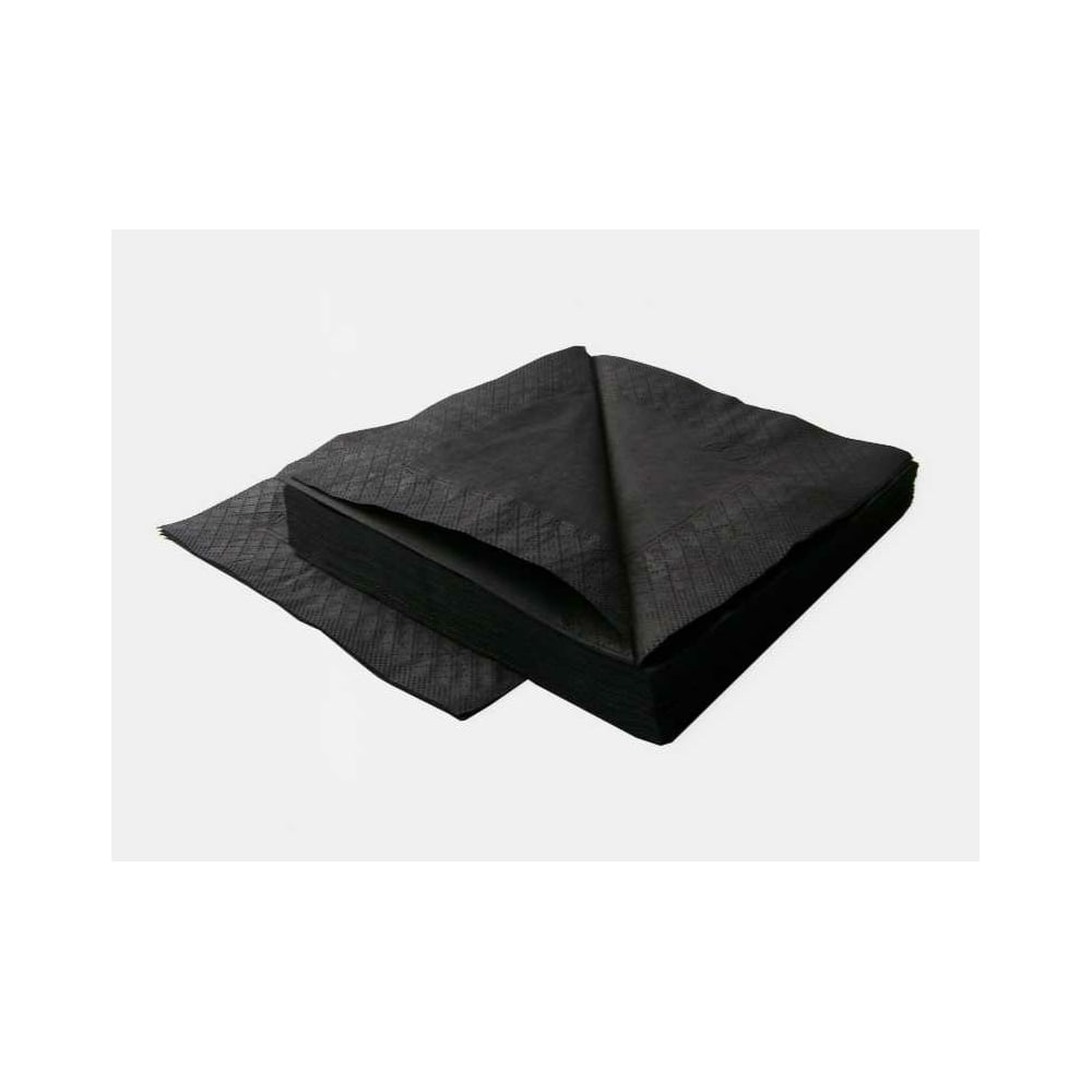 Изображение товара Двухслойные черные столовые салфетки LIME 33x33 см, 125 шт.