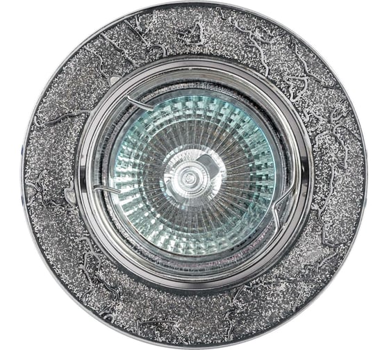 Изображение товара Встраиваемый светильник De Fran MR16 хром+серебро, FT 834 chs