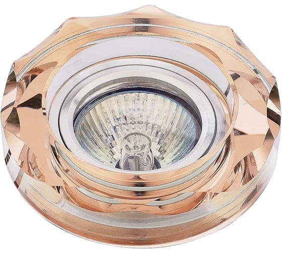 Изображение товара Встраиваемый светильник De Fran MR16 хром+розовый, FT 884 p