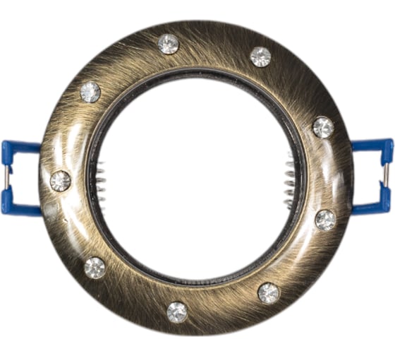 Изображение товара Встраиваемый светильник De Fran MR16, бронза со стразами, FT 192 AB