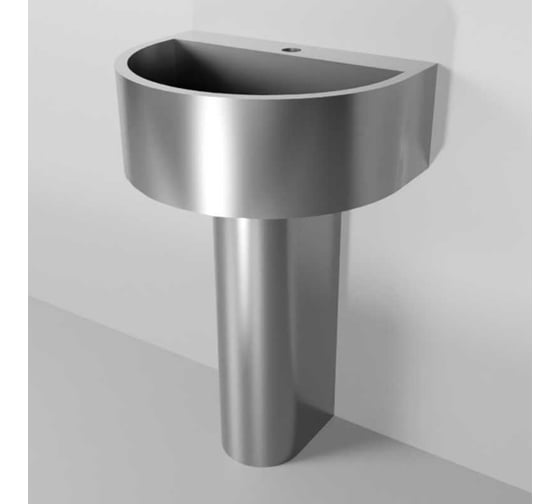 Изображение товара Раковина с пьедесталом Доминант одинарная (AISI 304) D-A2/09