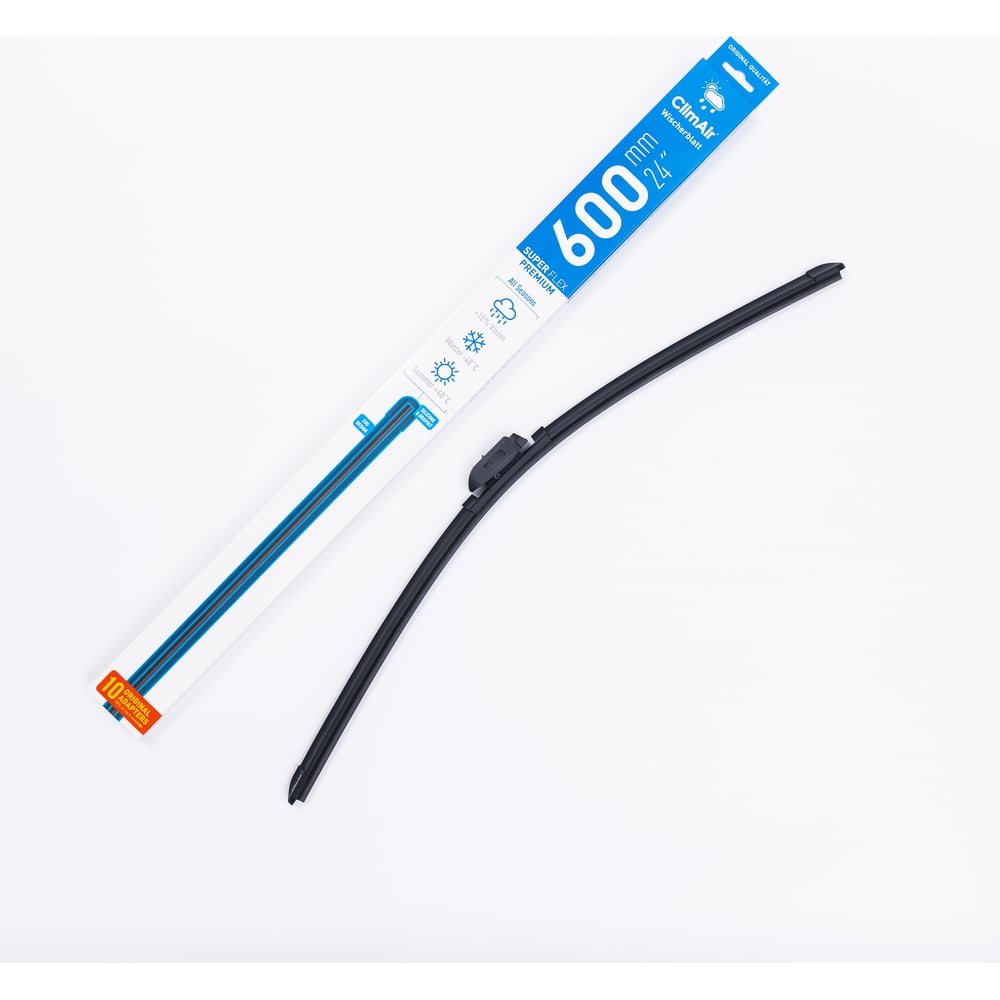 Изображение товара Всесезонная бескаркасная щетка стеклоочистителя SUPER FLEX PREMIUM 24" от Climair