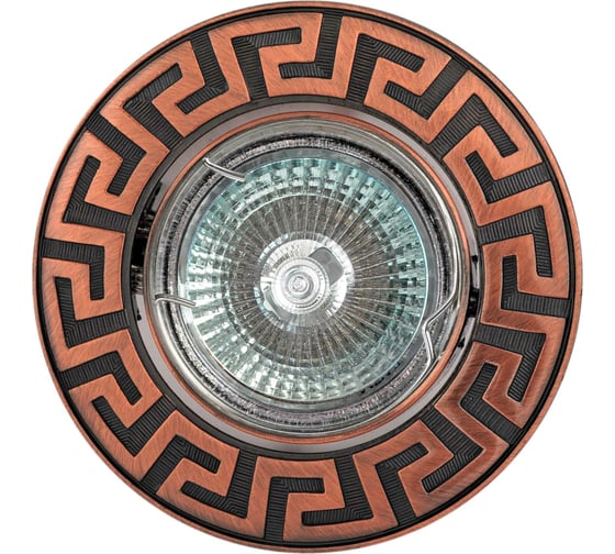 Изображение товара Встраиваемый светильник De Fran MR16, красное античное золото, FT 116A RAB