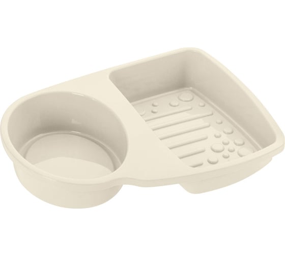 Изображение товара Подставка для моющих средств Phibo 185х133х34 мм, бежевый 431212407