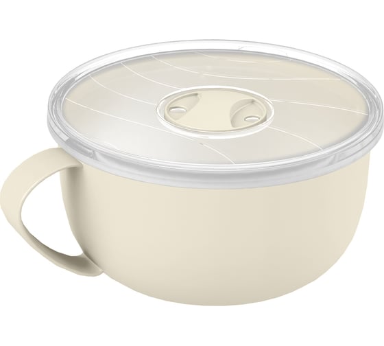 Изображение товара Контейнер-кружка Phibo для бульона с клапаном 0,5л Бежевый 433248907
