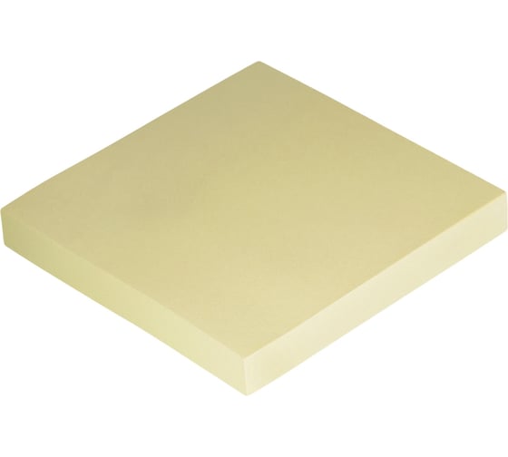 Изображение товара Бумага для заметок Attache Economy стикеры с клеевым краем 76x76 мм 100 листов, пастельный желтый 1407985