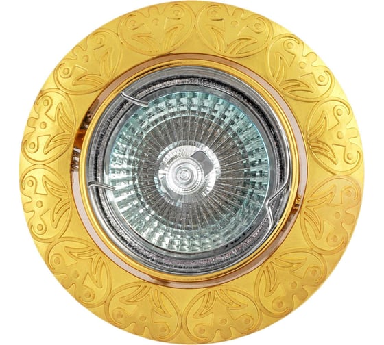 Изображение товара Встраиваемый светильник De Fran MR16, сатин-золото, FT 143AK SG