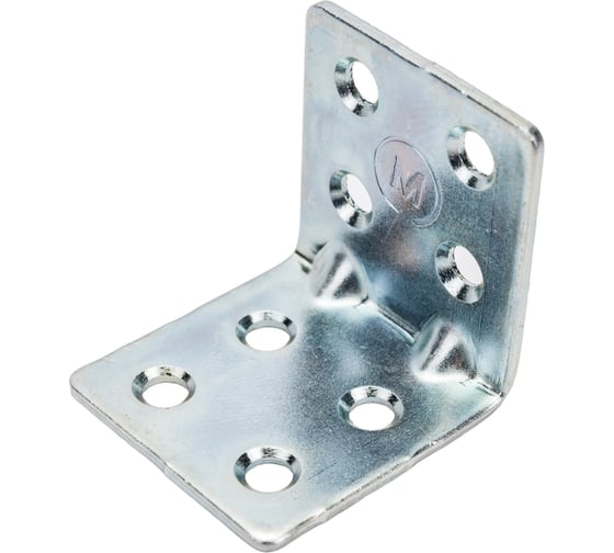 Изображение товара Мебельный уголок STARFIX 32x32x30 мм, белый цинк, 4 шт. в зип-локе SMM1-67892-4