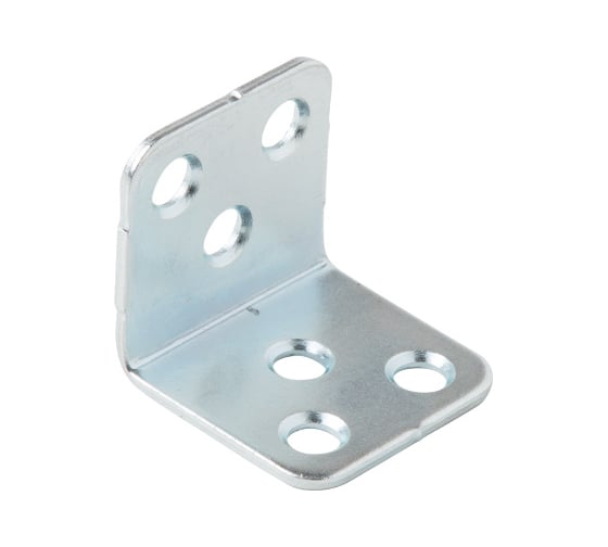 Изображение товара Мебельный уголок STARFIX 30x30x30 мм, белый цинк, 4 шт. в зип-локе SMM1-65892-4