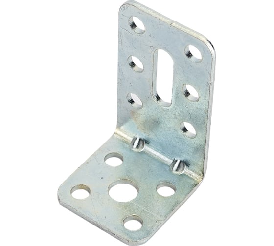 Изображение товара Регулируемый уголок STARFIX 32x52x30 мм, цинк, 4 шт. в зип-локе SMM2-46576-4