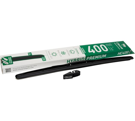 Изображение товара Щетка стеклоочистителя всесезонная гибридная HYBRID PREMIUM 16"/400 мм Climair HC400