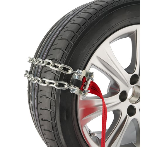 Изображение товара Цепи противоскольжения для внедорожников REXANT колеса 235-285 мм, усиленные, 6 шт. 07-7023-1